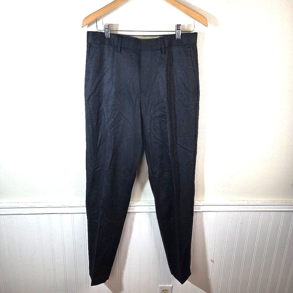 NWT Banana Republic Men's Wool Flannel Work Pants 30x32 Italian 120s Tapered